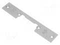 Frontal plate; for electromagnetic lock; grey; steel; 1400 LOCKPOL LOC-909G