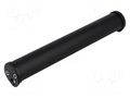 Holder; aluminium; black; H: 34.5mm; L: 306mm; Ø: 30mm; oval; handle ELESA+GANTER GN481-30-300-SW