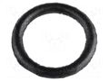 O-ring gasket; NBR caoutchouc; Thk: 0.5mm; Øint: 2.8mm; black FIX&FASTEN FIX-OR-2.8