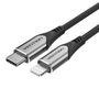 Cable USB-C 2.0 do Lightning Vention TACHF MFi 3A 1m (Gray), Vention TACHF