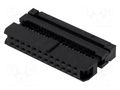 Connector: IDC; plug; female; PIN: 24; IDC; for ribbon cable; 2mm CONNFLY DS1017-24MA2