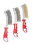 WIRE BRUSH SET, 3PC, 0.875"STEEL BRISTLE W4990