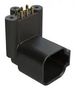 BOARD MOUNT HEADER, RIGHT ANGLE, AT, 6 PIN, 3X SCREW BOSS, EXTENDED HEIGHT, GOLD PLATE ATF13-6P-BM31.