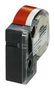 LABEL PRINTER TAPE, WHITE ON RED, 8M 0803962