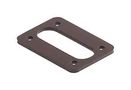 FLAT GASKET, EPDM, RECTANGULAR CONN GSA 20-9