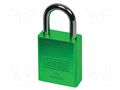 Padlock; shackle; aluminium; Protection: medium (level 7); A: 38mm KASP KA-K14040GRED