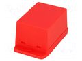 Enclosure: multipurpose; X: 50.4mm; Y: 70mm; Z: 42mm; ABS; red; UL94HB GAINTA NUB705042RD