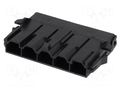 Connector: wire-wire/PCB; plug; male; PIN: 5; Mini-Fit Sr; 600V MOLEX MX-42818-0512