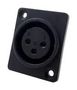CONNECTOR, XLR, RCPT, 3POS, CHASSIS PS000213