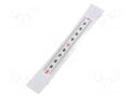 Ruler; figures horizontally arranged,R,self-adhesive; W: 11mm ELESA+GANTER GN711-KUS-100-W-R