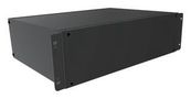 RACK MOUNT CABINET, 3U, ALUM, BLACK RMCS190513BK1