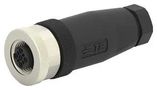 SENSOR CONN, M12, RCPT, 4POS, CABLE T4110401041-000
