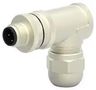 SENSOR CONN, M12, R/A, PLUG, 4POS, CABLE T4113411041-000