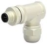 SENSOR CONN, M12, R/A, PLUG, 5POS, CABLE T4113511051-000