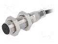 Sensor: inductive; OUT: PNP / NO; 0÷2mm; 10÷30VDC; M12; IP67; 200mA OMRON E2BM12KS02WPB12M