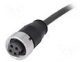 Connector: 7/8"; plug; 10m; female; PIN: 4; straight; with lead HARTING 21349700496100