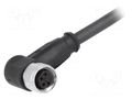 Connector: M8; female; PIN: 4; angled 90°; with lead; plug; 7.5m HARTING 21348300489075