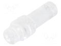 Fiber for LED; Ø2.8mm; L: 9.3mm; round; Front: flat; straight MENTOR MR-1265.2004