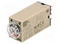 Timer; 0,1min÷10h; DPDT; 250VAC/5A; Usup: 100÷120VAC; H3YN; socket OMRON H3YN-21-100-120AC
