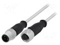 Cable: for sensors/automation; PIN: 3; plug; PVC; 2m HARTING 21348485383020