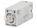 Timer; 0,1s÷10min; DPDT; 250VAC/5A; 24VDC; H3YN; socket; -10÷50°C OMRON H3YN-2-24DC