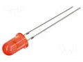LED; pink; 5mm; 220÷330mcd; 30°; Front: convex; 2.9÷3.6VDC OPTOSUPPLY OSK5HA5A34A