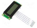 Display: LCD; alphanumeric; FSTN Positive; 16x2; 53x20x7.5mm; LED DISPLAY ELEKTRONIK DEM16223FGH-PW