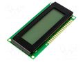 Display: LCD; alphanumeric; FSTN Positive; 16x2; 80x36x10.5mm; LED DISPLAY ELEKTRONIK DEM16216FGH-P-RGB