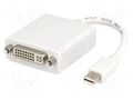 Adapter; DVI-I (24+5) socket,mini DisplayPort plug; white LOGILINK CV0037