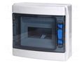 Enclosure: for modular components; IP65; white; No.of mod: 8; ABS EATON ELECTRIC IKA-1/8-ST-OT