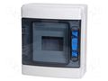 Enclosure: for modular components; IP65; white; No.of mod: 6; ABS EATON ELECTRIC IKA-1/6-ST-OT