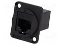 Coupler; FT; Cat: 5e; 8p8c; RJ45 socket,both sides; 19x24mm CLIFF CP30220