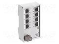 Switch Ethernet; unmanaged; Number of ports: 8; 9÷60VDC; RJ45 HARTING 24020080000