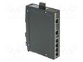 Switch Ethernet; unmanaged; Number of ports: 6; 9÷60VDC; RJ45 HARTING 24034060010