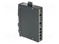 Switch Ethernet; unmanaged; Number of ports: 6; 9÷60VDC; RJ45 HARTING 24034060010
