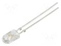 LED; violet; oval; 5x4.1mm; 150÷250mcd; Front: convex; 2.9÷3.6VDC OPTOSUPPLY OSV5YL5471D