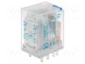 Relay: electromagnetic; DPDT; Ucoil: 24VDC; Icontacts max: 10A Recoy/RAYEX ELECTRONICS LB2HN-24DTS