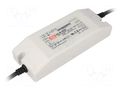 Power supply: switching; LED; 60.9W; 42VDC; 1.45A; 90÷305VAC; IP64 MEAN WELL HLN-60H-42B