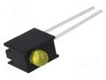 LED; in housing; 3mm; No.of diodes: 1; yellow; 20mA; 60°; 19÷37.2mcd OPTO Plus LED OPL-3004YD-60-H1A
