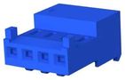 CONNECTOR, RCPT, 4POS, 1ROW, 2.54MM 3-644043-4