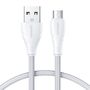 Cable to Micro USB-A / Surpass / 0.25m Joyroom S-UM018A11 (white), Joyroom S-UM018A11 0.25m Whi