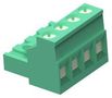 TERMINAL BLOCK, PLUGGABLE, 6WAYS, 12AWG 1546108-6