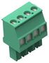 STR PLUG, 3.81MM, GREEN, RH, 8 1986374-8