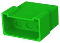 PLUG HOUSING, 6POS, NYLON 6.6, GREEN 1-171433-5