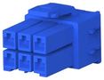 PLUG HOUSING, 6POS, PA 6.6, BLUE 177901-6