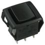 ROCKER SW, DPST, 16A, 125V, BLK 1571113-4