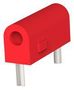 TEST JACK, 1.32MM, 4.75A, RED 2-582118-2