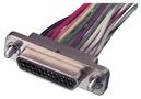 MICRO D SUB CONN, 36POS, PLUG, CABLE 2-1532180-0