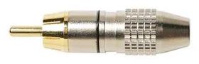 RCA CONN, PLUG, 1POS, ZINC 6881