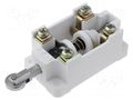 Limit switch; pusher with parallel roller; NO + NC; 16A; IP00 PROMET LK-2R